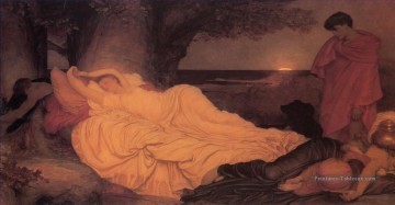 Lord Frederic Leighton œuvres - Cymon et Iphigénie académisme Frédéric Leighton